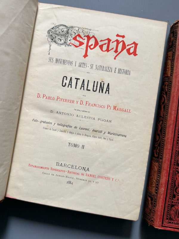 España. Monumentos y artes. Cataluña  - Est. Tip. Daniel Cortezo, 1884