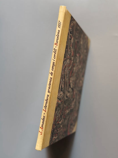 Literatura gracienca de canya i cordill, Joan Amades - Club Excurcionista de Gracia, 1937