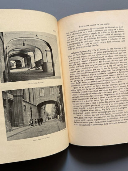 Barcelona ciutat de les voltes, Joan Amades - Tallers Gràfics Hostench, 1934