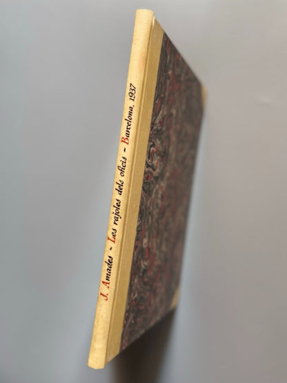 Les rajoles dels oficis, Joan Amades (ejemplar nº69) - Butlletí dels Museus d'Art de Barcelona, 1937