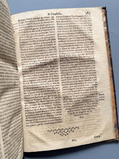 La perla de Cataluña. Historia de Monserrate, Fray Gregorio de Argaiz - Madrid, 1677