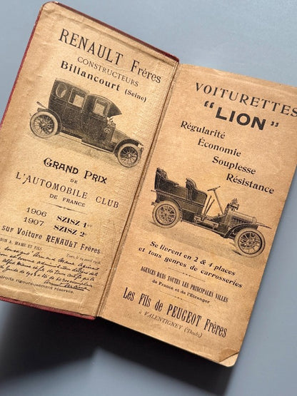 Guide Michelin pour la France. 9 Année - Michelin-Guide, Clermont-Ferrand, 1908