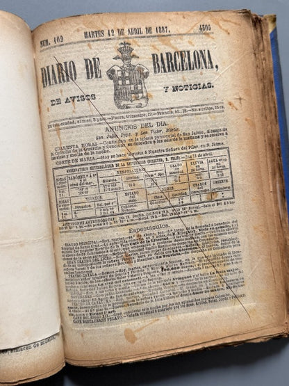 Noticias y material sobre la construcción del Palacio de Justicia de Barcelona - 1881-1900