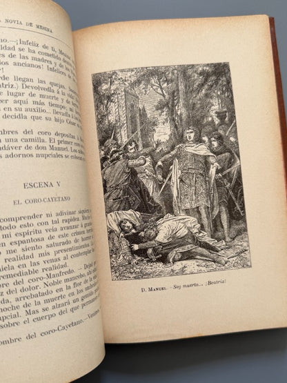 Dramas de Schiller - Biblioteca Arte y Letras/ Casa Editorial Maucci, 1909