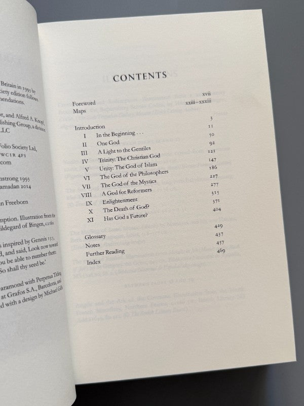 A history of God, Karen Armstrong - The Folio Society, 2014