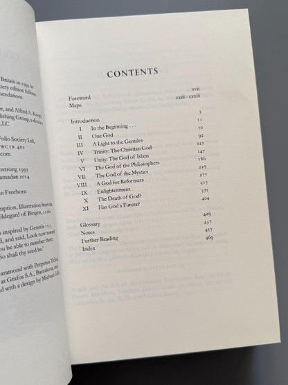 A history of God, Karen Armstrong - The Folio Society, 2014