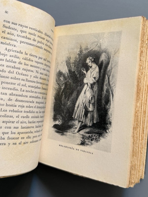 Pablo y Virginia, Bernardin de Saint-Pierre - Editorial Montaner y Simón, 1939
