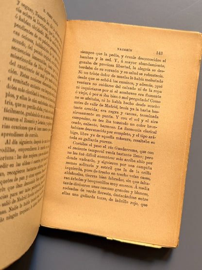 Nazarín, Benito Pérez Galdós - Librería de Perlado, Páez y C.ª, 1907