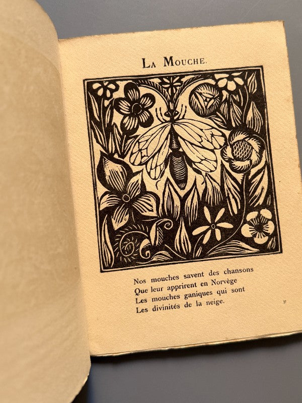 Le bestiaire ou cortège d'Orphée, Guillaume Apollinaire. Il. Raoul Dufy  - La Sirène, 1919