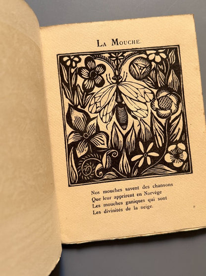 Le bestiaire ou cortège d'Orphée, Guillaume Apollinaire. Il. Raoul Dufy  - La Sirène, 1919