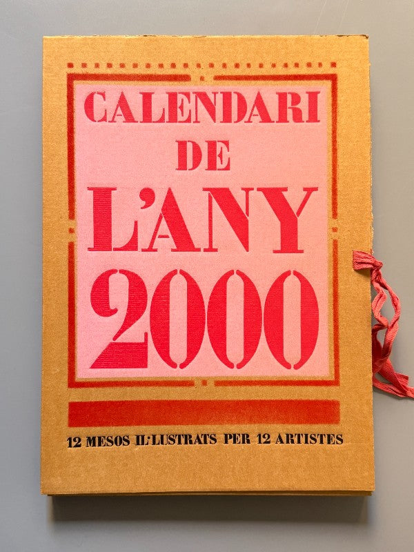 Calendari de l'any 2000. 12 mesos il.lustrats per 12 artistes - Subirachs, Cesc, Curós