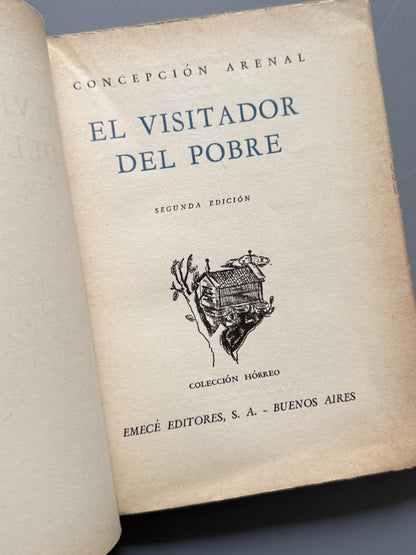 El visitador del pobre, Concepción Arenal - Emecé Editores, 1944