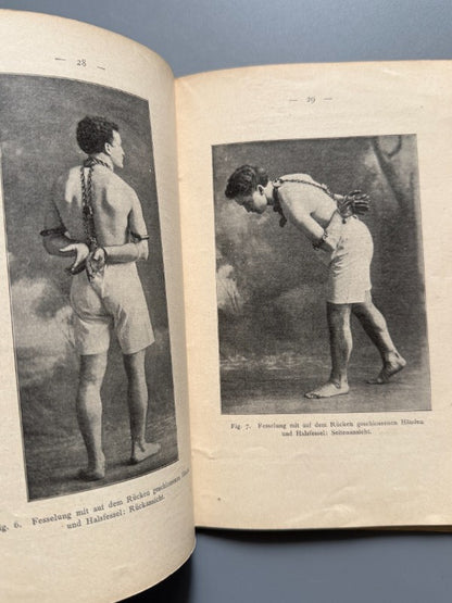 Mein training, mein tricks, Harry Houdini - Editorial Grethlein & Co, ca. 1909