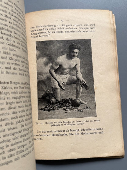 Mein training, mein tricks, Harry Houdini - Editorial Grethlein & Co, ca. 1909