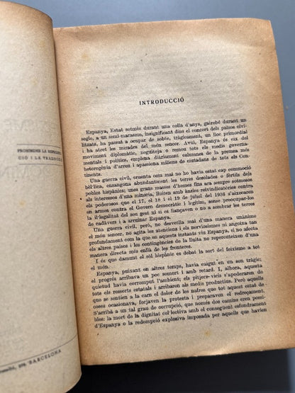 El feixisme internacional preté dominar Espanya, J. Roure-Torent - Publicacions Antifeixistes, 1938