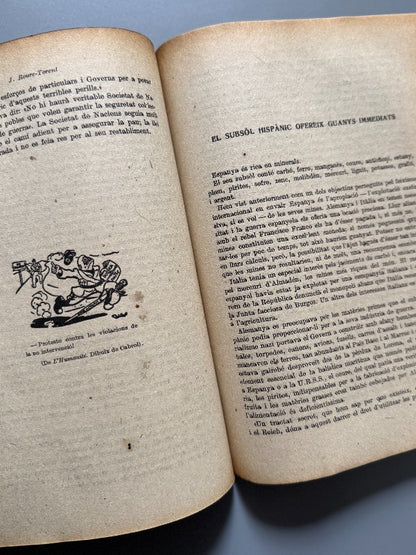 El feixisme internacional preté dominar Espanya, J. Roure-Torent - Publicacions Antifeixistes, 1938