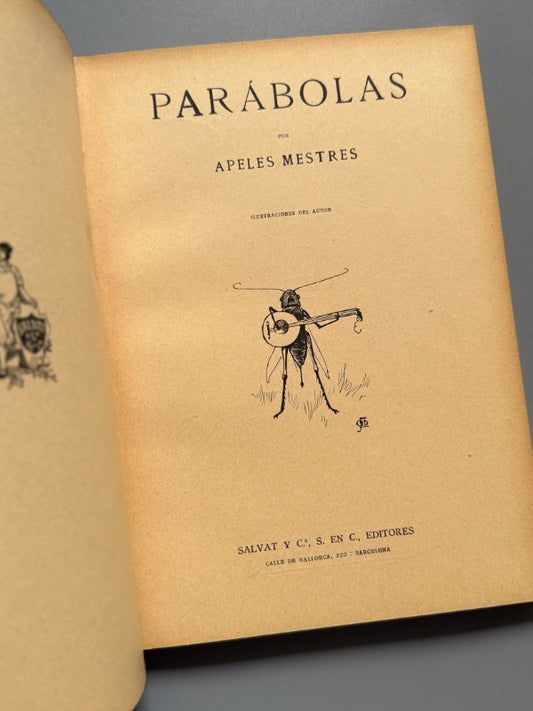 Parábolas, Apeles Mestres - Editorial Salvat. ca. 1910