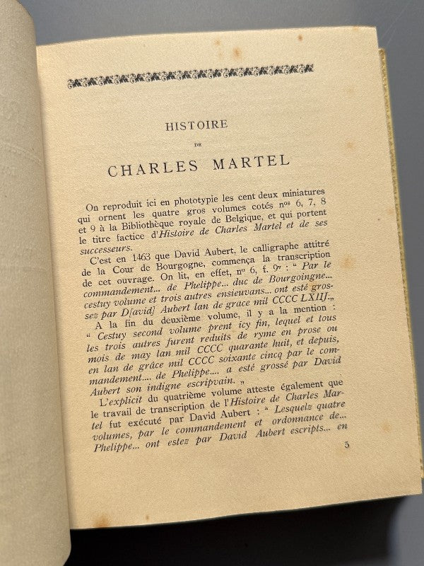 Histoire de charles Martel, J. van den Gheyn - Vromant & Cº imprimeurs et éditeurs, 1910