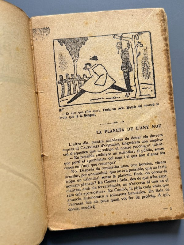 Calendari del "Papitu" per a l'any 1921 - Tallers Gràfics Costa