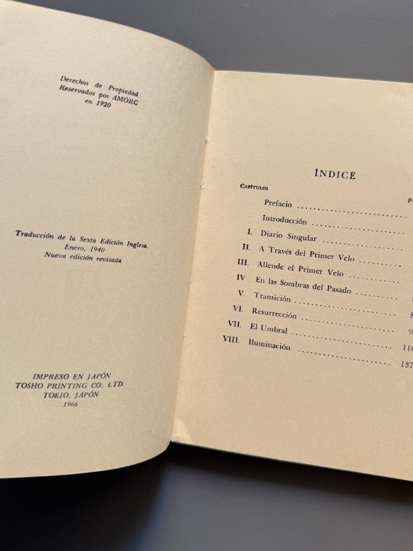 Mil años pasados, H. Spencer Lewis. Biblioteca Rosacruz - Editorial Gran Logia Suprema de AMORC 1966