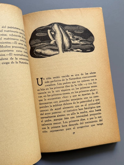 El problema de los límites eróticos en el matrimonio, Roberto Michels - Estudios, ca. 1935