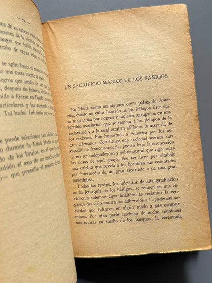 Magia y brujería, G. Dugaston - Rafael Caro Raggio Editor, ca. 1930