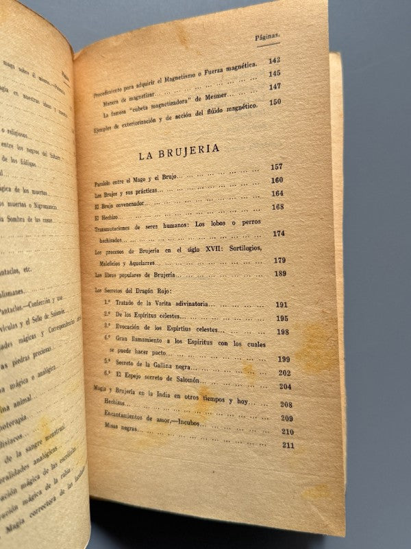 Magia y brujería, G. Dugaston - Rafael Caro Raggio Editor, ca. 1930