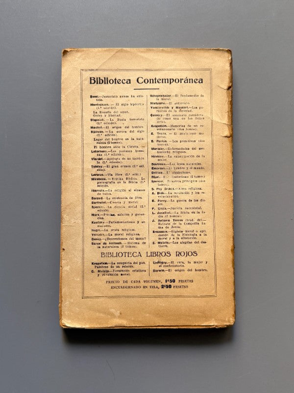 El gran crimen, León Tolstoi - Editorial Atlante, ca. 1920