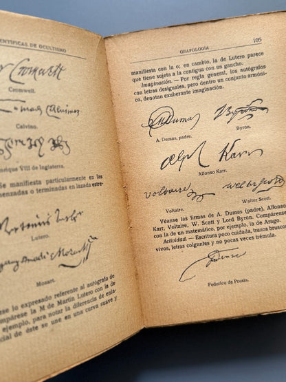 Prácticas científicas de ocultismo, J. Poch Noguer - Casa Editorial Orrier, 1924