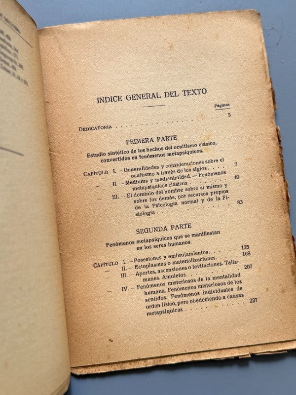 Prácticas científicas de ocultismo, J. Poch Noguer - Casa Editorial Orrier, 1924