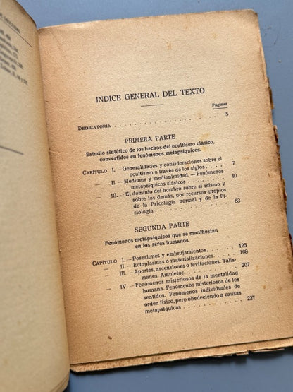Prácticas científicas de ocultismo, J. Poch Noguer - Casa Editorial Orrier, 1924