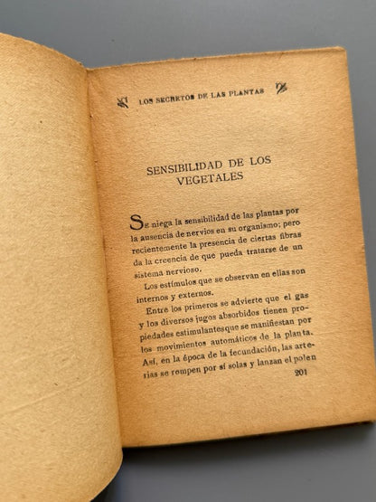 Los secretos de las plantas - Tip. y Enc. de J. Yagües, ca. 1920