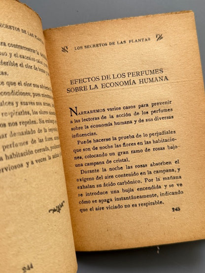 Los secretos de las plantas - Tip. y Enc. de J. Yagües, ca. 1920