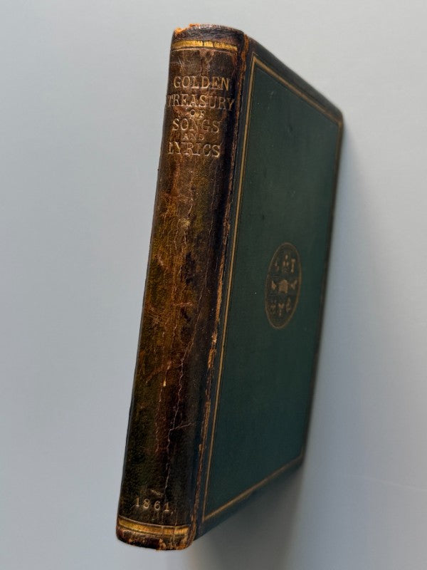 The golden treasury, Francis Turner Palgrave (Ex libris Joan d'Ivori) - Macmillan and Co, 1861