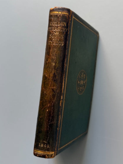 The golden treasury, Francis Turner Palgrave (Ex libris Joan d'Ivori) - Macmillan and Co, 1861