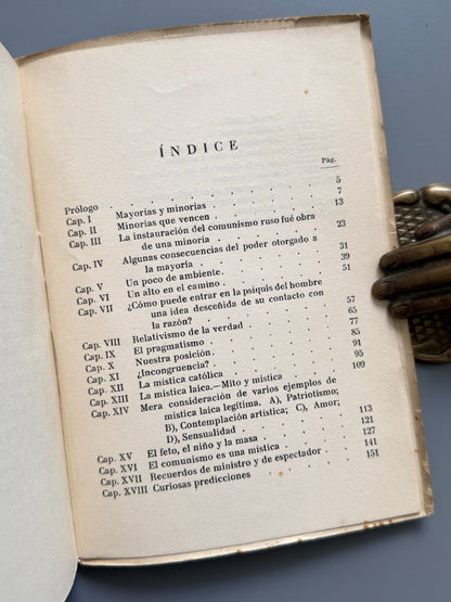 De la democracia al comunismo, Joaquín Dualde Gómez - Bosch Casa Editorial, ca. 1955