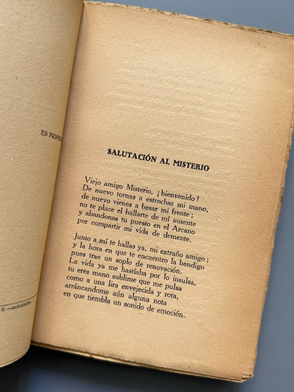 Embrujamiento, Elisabeth Mulder (1ª ed.) - Editorial Cervantes, 1927