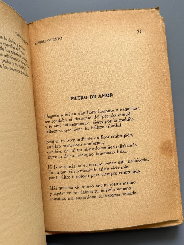 Embrujamiento, Elisabeth Mulder (1ª ed.) - Editorial Cervantes, 1927