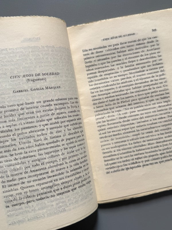 ECO. Primera aparición de Cien años de soledad, Gabriel García Márquez - febrero de 1967