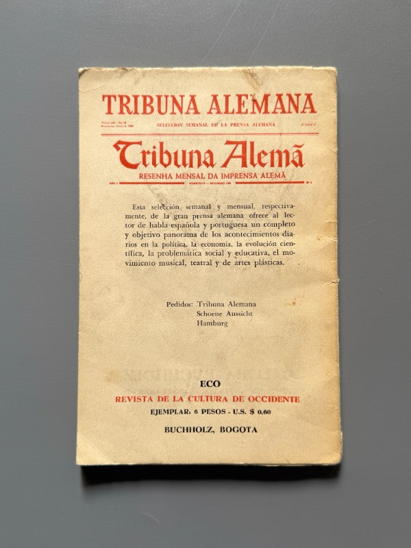 ECO. Primera aparición de Cien años de soledad, Gabriel García Márquez - febrero de 1967