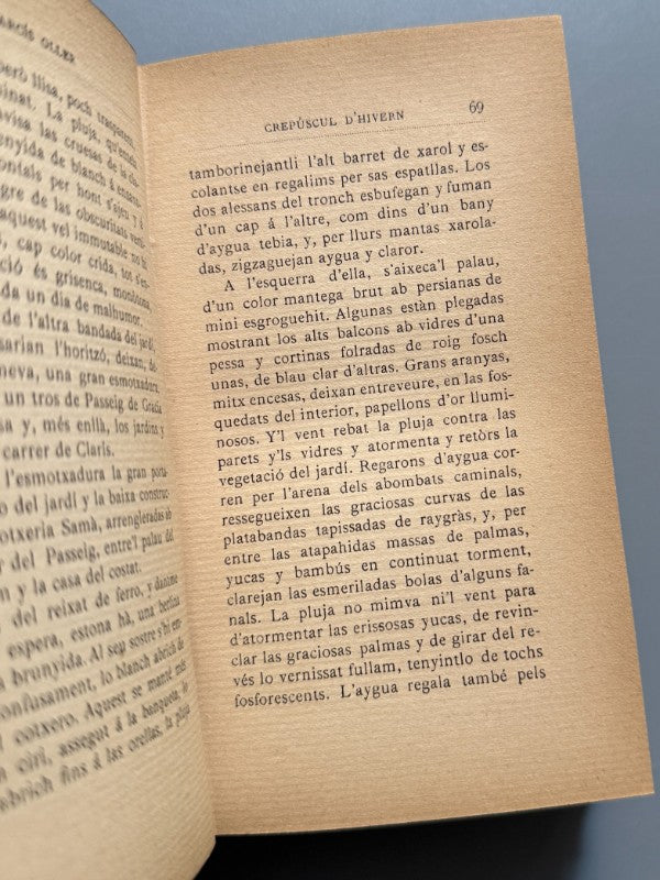 Figura y paisatge, Narcís Oller (firmado - 1ª ed.) - Tip. L'Avenç, 1897