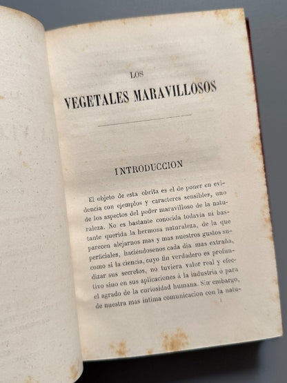 Las maravillas de la vegetación, F. Marion - Librería Hachette y Cª, 1872