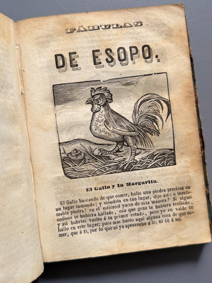 Fábulas de Esopo - Imprenta de la viuda de Sauri e hijo, 1857