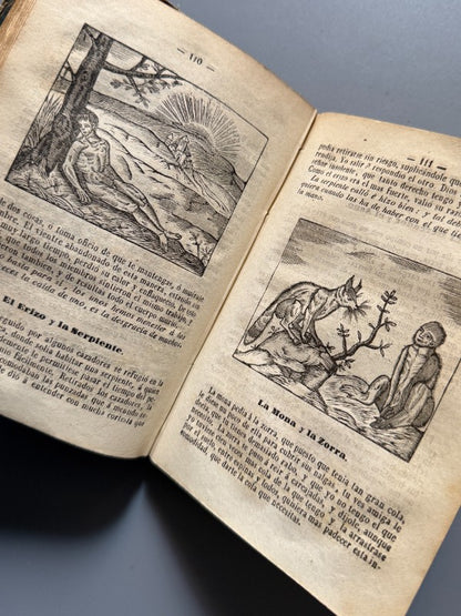 Fábulas de Esopo - Imprenta de la viuda de Sauri e hijo, 1857