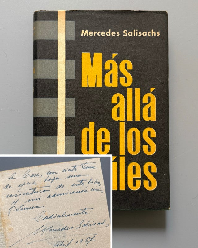 Más allá de los raíles, Mercedes Salisachs (firmado - 1ª ed.) - Luis de Caralt Editor, 1957