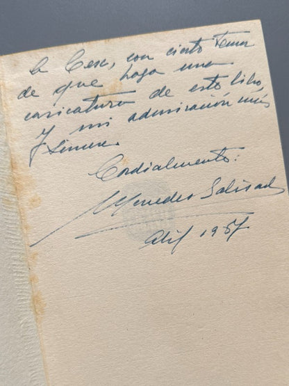 Más allá de los raíles, Mercedes Salisachs (firmado - 1ª ed.) - Luis de Caralt Editor, 1957