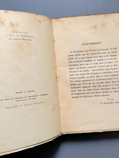 338171 T.E (Lawrence de Arabia), Victoria Ocampo (1ª ed.) - Editorial Sur, 1942