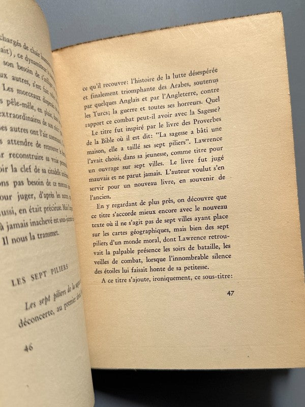 338171 T.E (Lawrence de Arabia), Victoria Ocampo (1ª ed.) - Editorial Sur, 1942