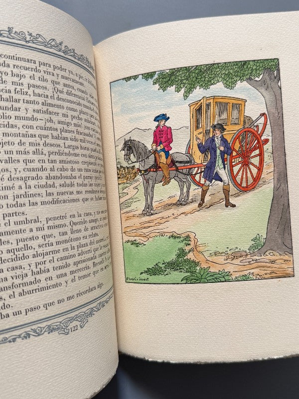Werther, Goethe (numerado y firmado) - Editorial Mons Floris, 1945