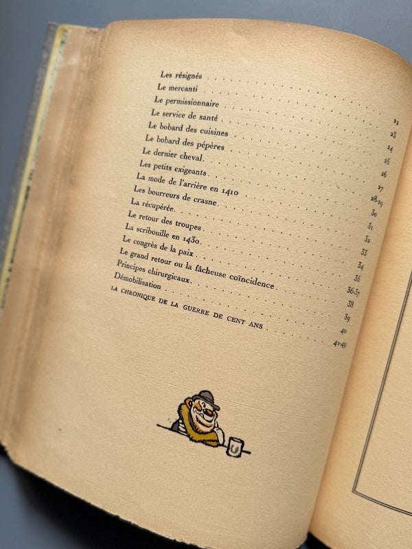 Le livre de la guerre de cent ans, P. Mac Orlan, Gus Bofa (IWW) - La Renaissance du livre, 1921